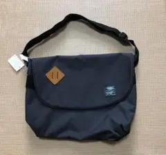 キャンバス メッセンジャーバッグ 黒