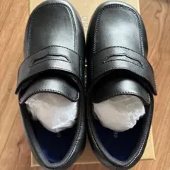 19cm 通学/ブラックフォーマルシューズ