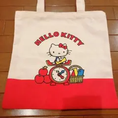 新品　ハローキティ レトロ柄 トートバッグ　キティ サンリオ