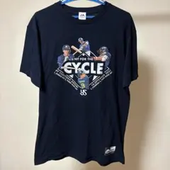 東京ヤクルトスワローズ 塩見泰隆 サイクルヒット記念Tシャツ Lのサムネイル