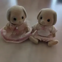 ☆希少品☆シルバニアファミリー アーバンシリーズ アイボリーいぬセット