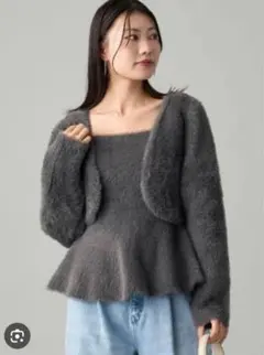 CELFORD セルフォード ファーライクニット アンサンブル