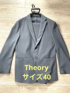 【セオリー】極美品 セットアップ スーツ グレー 現行タグ Mサイズ メンズ 美品✨セオリー 2025年 セットアップ スーツ シアサッカー ライト