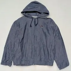 130★ファミリア★刺繍付き！ジップシャツパーカー★