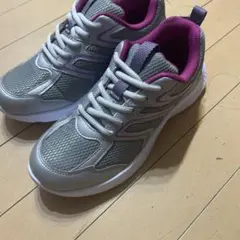 SPALDING スニーカー 23.5cm グレー/パープルのサムネイル