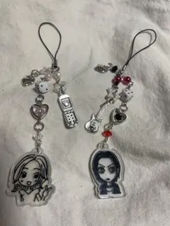 矢沢あい　NANAアクリルチャームキーホルダー　2点セット