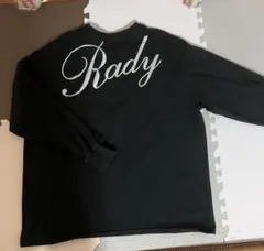 rady 背中ロゴプリントロングTシャツ　フリーサイズ