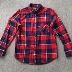 UNIQLO M 長袖フランネルチェックシャツ