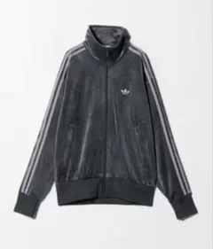adidas ファイヤーバード トラックトップ ベロア グレー Mサイズ