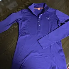 PUMA 紫 ポロシャツ レディース