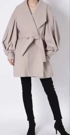 LAGUNAMOON バックタックボリュームスリーブコート