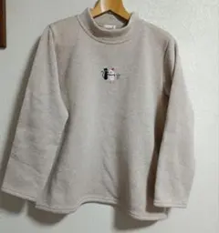 ●刺繍入り・裏起毛暖かい厚みがあるトレーナー　XL ゆったりサイズ