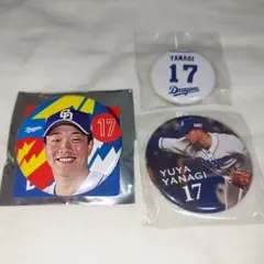 中日ドラゴンズ　柳裕也　缶バッジ　マグネット　ガチャガチャまとめ売り