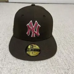 New Era 59FIFTY ブラウンキャップ 7 1/8