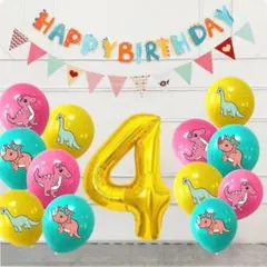 誕生日飾り　アニマル　恐竜バルーンセット　動物風船　パーティーグッズ バースデー