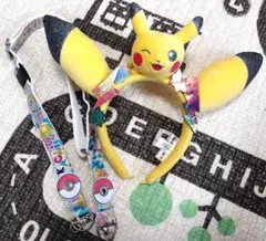 USJ ポケットモンスター　ピカチュウ　カチューシャ　バッグベルト
