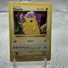 英語版 ピカチュウ Pikachu Base Set 1999 Wizards - メルカリ
