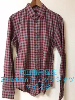 Zara Man チェックシャツ メンズ　シャツ　ザラ　チェック　ギンガム