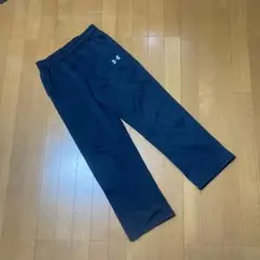 アンダーアーマー 裏起毛　パンツ　黒　ブラック　YXL 160