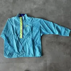 90s レトロ 鮮やかカラー NIKE ナイロンジャケット ハーフジップ