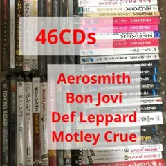 洋楽CDまとめ売り 46点 ボン・ジョヴィ　エアロスミス　デフ・レパード 等 洋楽CDまとめ売り ボン・ジョヴィ/エアロスミス/デフ・レパード