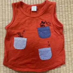 ミッキーマウスノースリーブ90サイズ