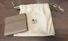 匿名配送　イルビゾンテ 二つ折り 財布 グレー