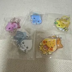 しずくちゃん　アクリルめじるしチャーム　めじるしアクセサリー　コンプリート