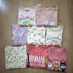アンパンマン トップス8枚セット　トレーナー、長袖Tシャツ 、Tシャツ