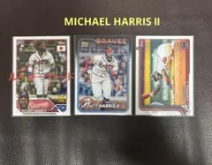 topps アトランタ・ブレーブス　マイケル・ハリス2世　カードセット