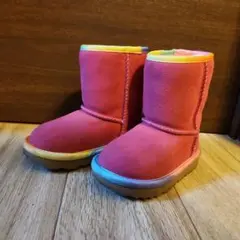 UGG アグ ムートンブーツ ピンク レインボー 正規品 14.5cmのサムネイル