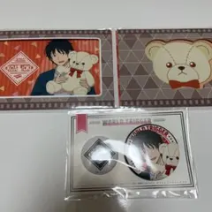 ワールドトリガー ワートリ くじメイト 缶バッジセット　フォトカードセット 隠岐