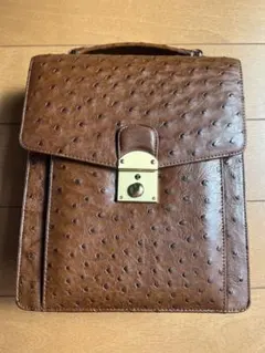 メンズ　バック　オーストリッチ