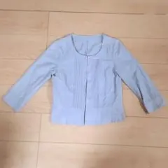 NATURAL BEAUTY BASIC サイズM 美品 ノーカラー ジャケット