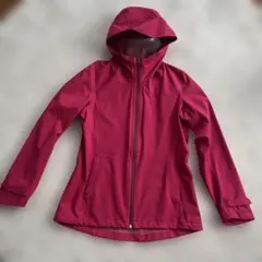 UNIQLO 防水防風フード付きジャケット M ピンク