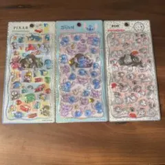 プチドロップステッカー　ディズニー3枚セット
