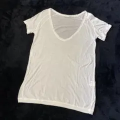 ZARA レディース　薄手　白Tシャツ　Mのサムネイル