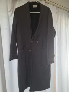 メンズ　グレー　ロングコート