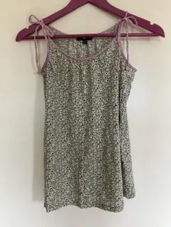 GAP レディース　y2k 花柄　グリーン　ピンク　レディース　キャミソールのサムネイル