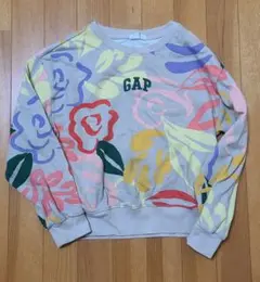 GAP 花柄トレーナー Lサイズ