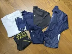 野球用品まとめ売り アンダーシャツ グローブ等