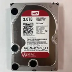 WesternDigital WD Red SATA3 ハードディスク 3TB