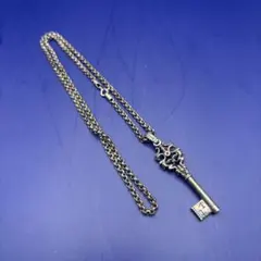 【アクセサリー】　ZOCARO シルバーネックレス　鍵トップのサムネイル