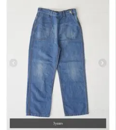 caqu デニム antique denimリネンランチパンツ 04224 B品のサムネイル