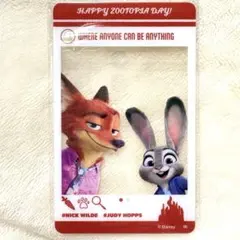 ズートピア SNS風アクリルカード ジュディ ＆ ニック