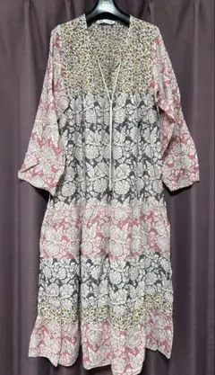 ZARA フラワープリント チュニック M