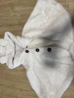 くまさんのベビーポンチョ 60-80cm