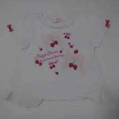 メゾピアノ　Tシャツ　いちご　110