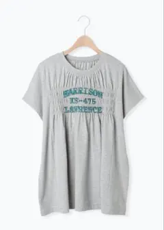 SM2 シャーリングロゴプリントTシャツ