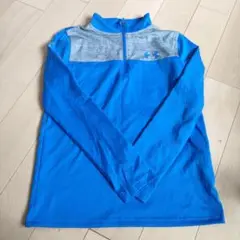 Under Armour 青 ハーフジップ 長袖カットソー YLG 150cm